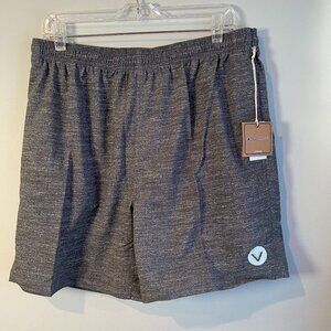 Vast Life Mens Athletic Volley Short, Heather Grey, Medium or XL - NWT